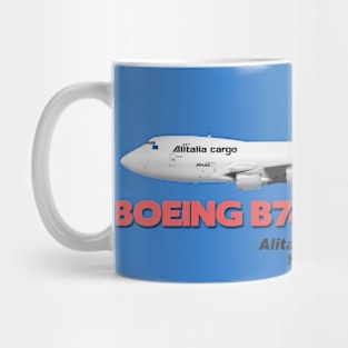 Boeing B747-400F/SCD - Alitalia Cargo Mug